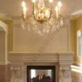 french limestone fireplace surround